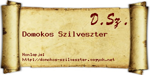 Domokos Szilveszter névjegykártya